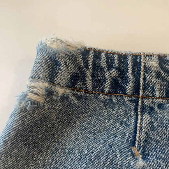 Vintage Calvin Klein Hipster Patch Denim Shorts size 3 - Picture 9 of 15